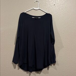 Athleta Move With Ease Top - Black(?) with mesh detailing - Large